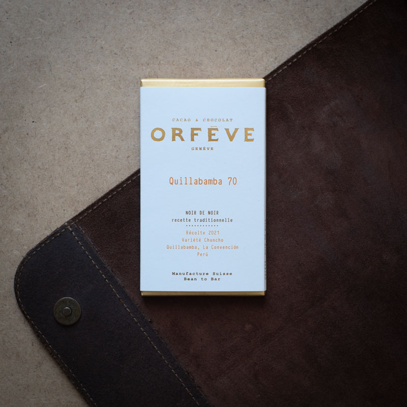 Chocolat Quillabamba d'Orfève