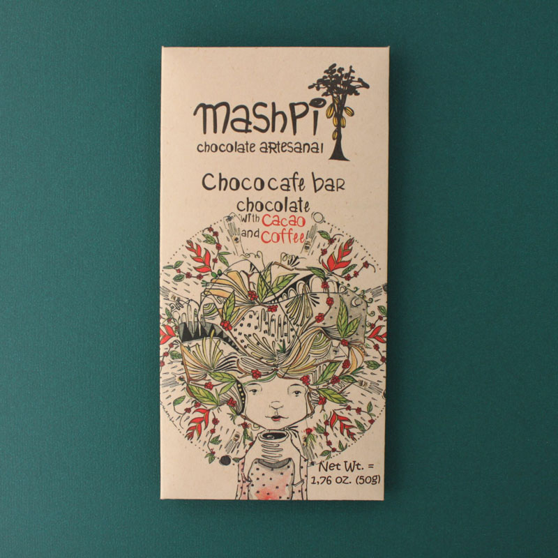 Tablette de café de Mashpi - coffee chocolate bar - un concurrent du coffola